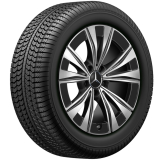 Ruedas de invierno 17 pulgadas C-Klasse T-Modell All-Terrain S206 juego de ruedas completas original Mercedes-Benz 