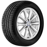 Ruedas de invierno 17 pulgadas E-Class T-Model S213 plata juego completo de ruedas original Mercedes-Benz