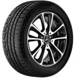 Ruedas de invierno 18 pulgadas Clase E 213 negro juego completo original Mercedes-Benz
