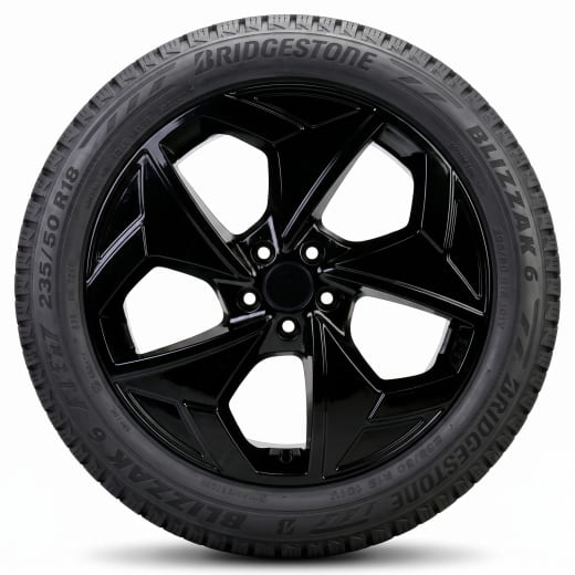 Ruedas de invierno 18 pulgadas negro Smart ONE #1 HX11 juego completo Bridgestone | L95405455S-Set