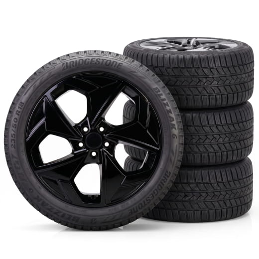 Ruedas de invierno 18 pulgadas negro Smart ONE #1 HX11 juego completo Bridgestone | L95405455S-Set