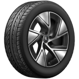 Ruedas de invierno 19 pulgadas GLC Hybrid X254/C254 negras, juego completo original Mercedes-Benz