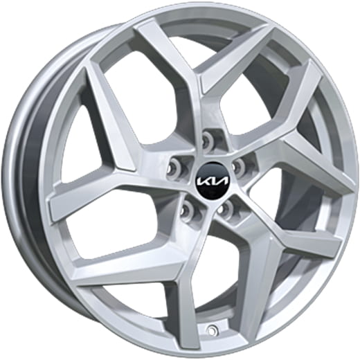 Ruedas de invierno de 19 pulgadas Kia EV3 Bridgestone Musan de radios en Y, plateadas | WTEV3921550BRMU-B