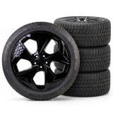 Ruedas de invierno 19 pulgadas negras smart THREE #3 HC11 juego completo Bridgestone