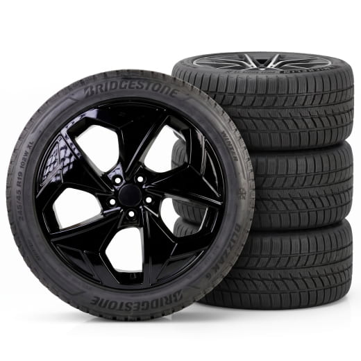 Ruedas de invierno 19 pulgadas negras smart THREE #3 HC11 juego completo Bridgestone | L95406365S-B