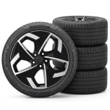 Ruedas de invierno 19 pulgadas negro plata smart ONE #1 HX11 juego completo de ruedas Bridgestone