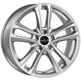 Ruedas de invierno de 20 pulgadas Kia EV6 CV Tarvos de 5 radios dobles plateadas