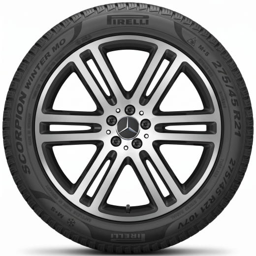 Ruedas de invierno 21 pulgadas GLE V167 Mopf2 Pirelli de 6 radios dobles | Q440141717020/-7050