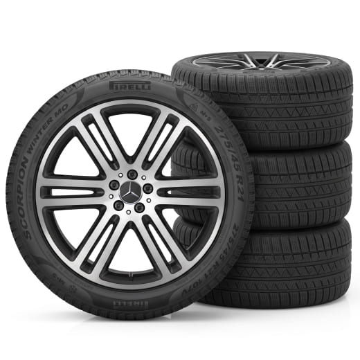 Ruedas de invierno 21 pulgadas GLE V167 Mopf2 Pirelli de 6 radios dobles | Q440141717020/-7050
