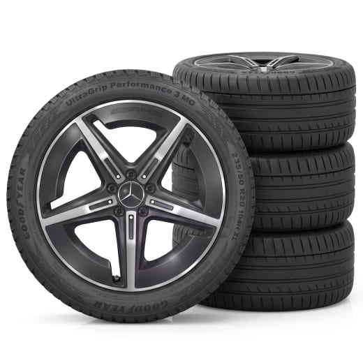 Ruedas de invierno AMG 20 pulgadas GLC EQ X540 Goodyear Original Mercedes-Benz | Q440301410500/10/20/30-X540