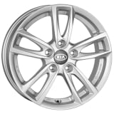 16 pulgadas ruedas de invierno Kia Niro PHEV HEV SG2 de 5 dobles radios Thebe plata