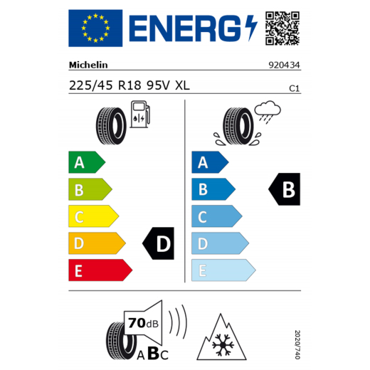 Ruedas de invierno Clase C C205 18 pulgadas original Mercedes-Benz | Q440141512770/780/790/800-C205