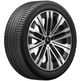 Ruedas de invierno 20 pulgadas EQE SUV X294 negro juego completo de ruedas original Mercedes-Benz