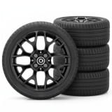 Juego completo de ruedas de invierno 16 pulgadas Continental original smart 453