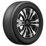 Ruedas completas de invierno de 19 pulgadas GLS X167, torneadas brillantes, originales Mercedes-Benz