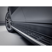 Running boards illuminated GLE SUV V167 Aluminium look | GLE-Trittbretter-beleuchtet-V167