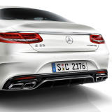 Diffusore e terminali di scarico S 63 AMG Coupé retrofit per S-Klasse Coupé C217 originale Mercedes‑