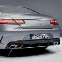 S 65 AMG facelift diffusor ombouw S-Klasse Coupé & Cabrio | S65AMGFL-C217-Diffusor-K