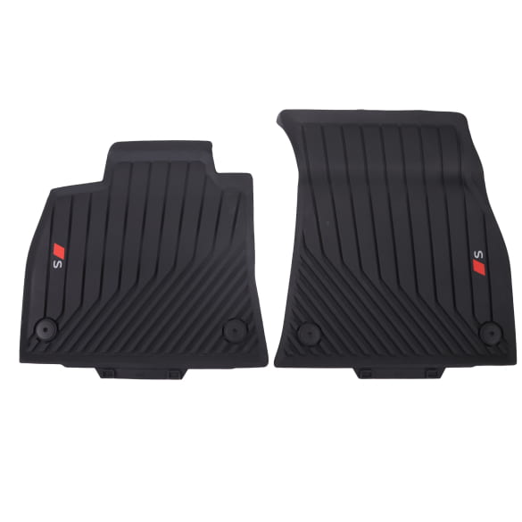 S-Line rubber floor mats Audi Q8 e-tron GE front