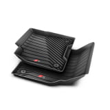Bacs de sol en caoutchouc S-line Audi Q6 e-tron GF 2 pièces avant noir