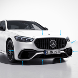 Kit de conversion pare-choc avant S63 AMG Classe S 223 Original Mercedes-Benz