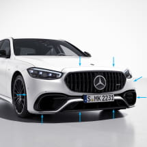S63 E Performance AMG voorbumper ombouwset S-Klasse 223 | 223-Front