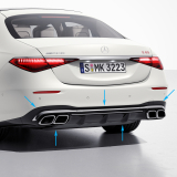 Diffuseur AMG S63 E Performance Classe S Limousine 223 original Mercedes-Benz