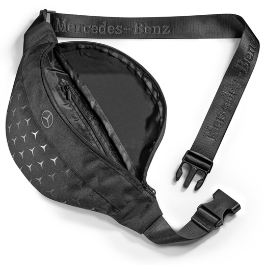 Collection Mercedes-Benz sac banane sac ceinture motif étoile 3D caoutchouté | B66959706