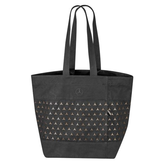 Sac shopping noir à motif étoile Original Mercedes-Benz | B66959705