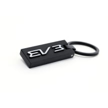 Schlüsselanhänger EV3 Schriftzug schwarz Metall Original KIA | 66951ADE2704