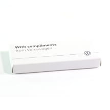 Schlüsselanhänger New VW Logo graviert Silber Original Volkswagen | 000087010BMYPN