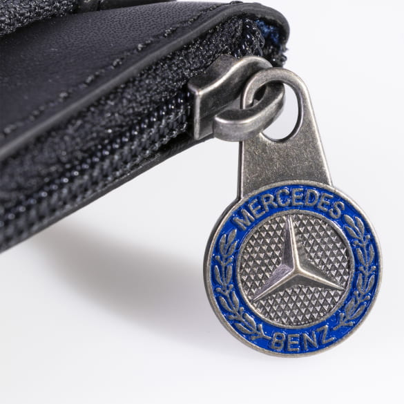 Schlüsselmäppchen Geldbeutel Schwarz Leder Original Mercedes-Benz | B66058309