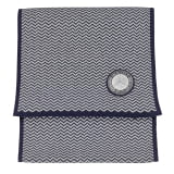 Sciarpa lavorata a maglia Classic Navy in cashmere Original Mercedes-Benz
