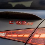 Scritta C63 S E cromata / rossa pacchetto Night Classe C W206 berlina originale Mercedes-AMG