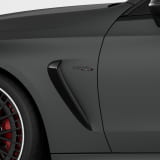Scritta TURBO 4Matic sinistra e destra dark chrome Original Mercedes-AMG