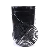 Secchio per lavaggio auto con filtro sporco 20 litri