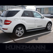 Amg Trittbrettsatz Edelstahl Mit Gumminoppen Ml Klasse W164