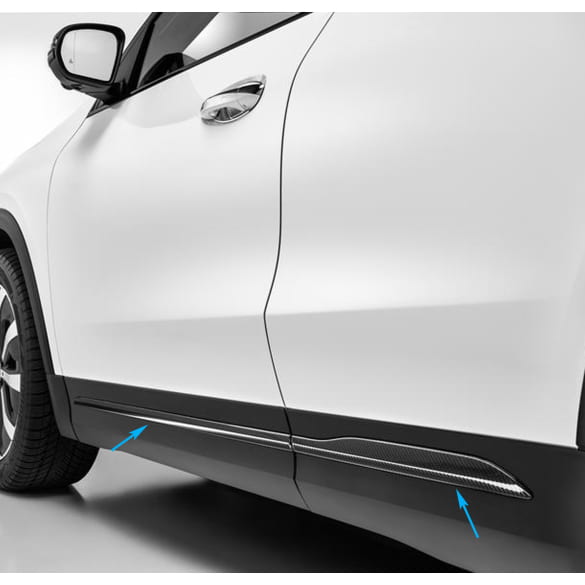 Seitenzierleisten Satz Carbon Style EQA H243 Original Mercedes-Benz