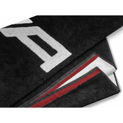 Serviette de plage AMG noire et rouge Original Mercedes-AMG | B66959616