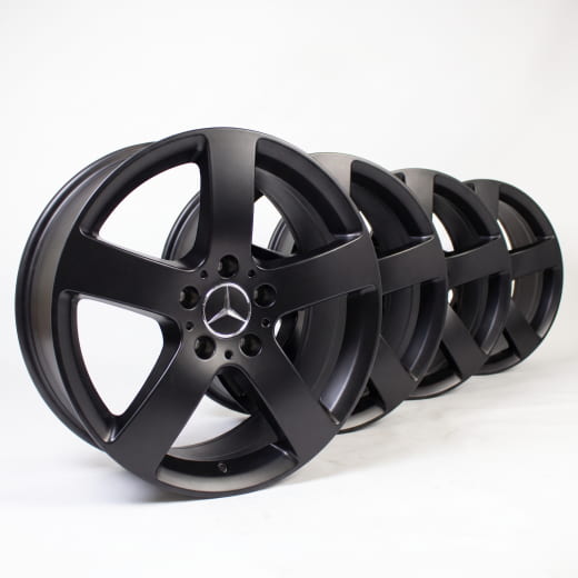 Cerchi G-Klasse 463A 18 pollici nero opaco a 5 razze Original | A46340109007X35-B