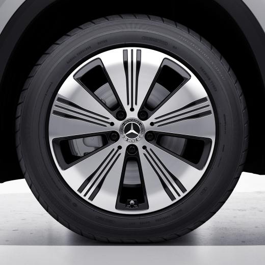 Cerchi da 18 pollici EQB X243 nero originale Mercedes-Benz | A2434010100-7X23-EQB