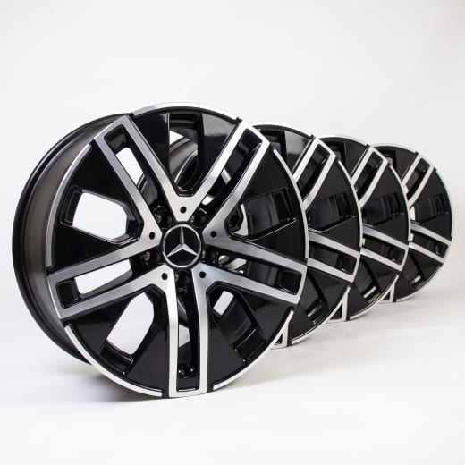 Cerchi da 18 pollici a 5 doppi raggi Aero GLB X247 originali | A24740127007X23-GLB