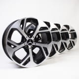 Set di cerchi 18 pollici GLC Coupé Hybrid C254 nero Aero a 5 razze Original Mercedes-Benz