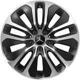 Set cerchi 18 pollici GLC X254 nero 10 razze Original Mercedes-Benz
