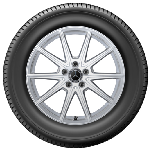 Set cerchi 18 pollici GLE V167 a 5 doppie razze Original Mercedes-Benz | A1674010000-7X45