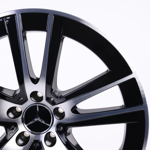Set di cerchi da 19 pollici GLC SUV X254 nero originale Mercedes-Benz | A2544015700/5900 7X23-X254
