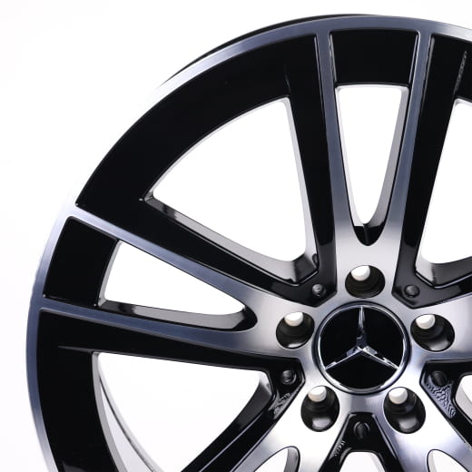Set di cerchi da 19 pollici GLC SUV X254 nero originale Mercedes-Benz | A2544015700/5900 7X23-X254