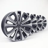 Set cerchi 19 pollici GLE V167 5 doppie razze grigio Original Mercedes-Benz