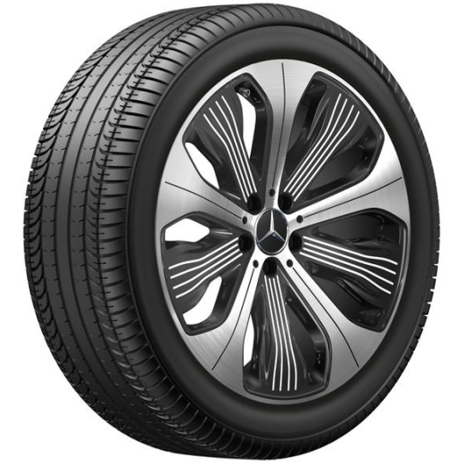 Cerchi EQC N293 20 pollici argento 5 razze originali | A2934010300/0500-9Y80