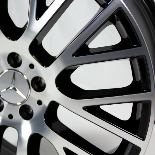 Cerchi originali 20 pollici Mercedes-Benz X253/C253 a razze a Y nero | A2534015200-7X23